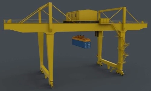 automated rail mounted gantry crane(4)