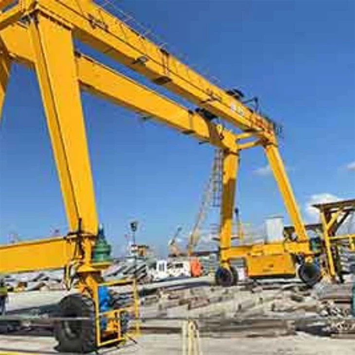Double Girder Gantry Crane With Remote Control